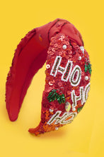 HO HO HO CHRISTMAS HOLIDAY SEED BEAD HEADBAND
