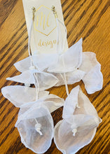 Statement Petal Fabric Earrings