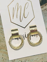 Small Multi Circle Drop Earrings