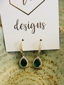 Dangly Rhinestone Earrings