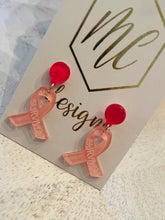 Small Breast Cancer Awareness Earrings