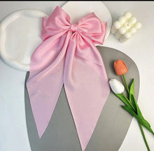 Fairytale Sateen Hair Bow Barrette