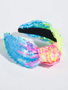 Bright Sequin Fun Headbands