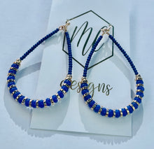 Colorful Beaded Teardrop Earrings