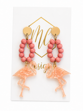 Pink Flamingo Earrings
