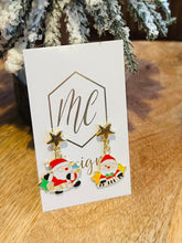 Small Fun Santa Earrings