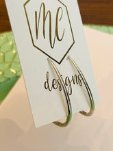 Small Oblong Hoops