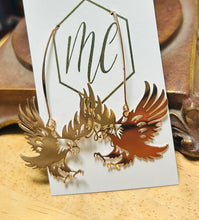 Lion And Eagle Earrings