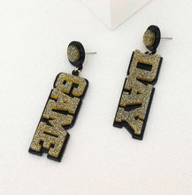 Game Day Acrylic Glitter Earrings