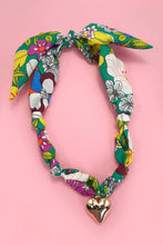 HANDMADE SCARF NECKLACE - HEART