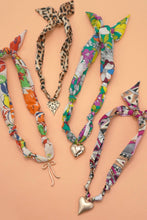 HANDMADE SCARF NECKLACE - HEART