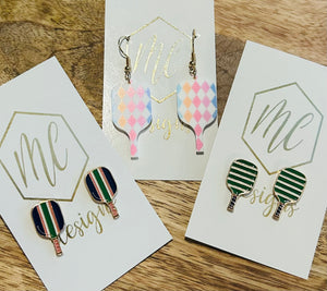 Assorted Pickle Ball Earrings