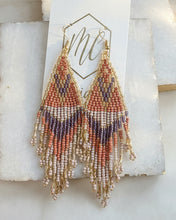 Fringe Beaded Earrings