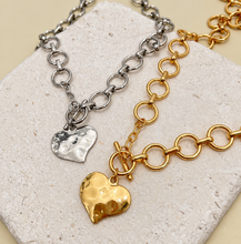 Notable Heart Front Toggle Necklace