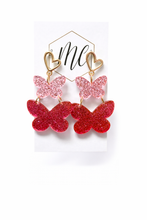 Acrylic Butterfly Earrings