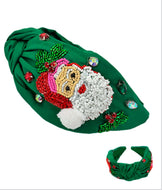 2024 Christmas Beaded Statement Headbands