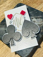 Club and Ace of Spade Earrings