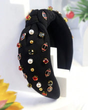Black and Red Football Headbands