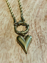Chunky Chain Heart Necklace