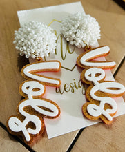 Tennessee TN Vols Beaded Game Day Earrings