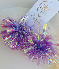 Large Pom Pom Statement Earrings