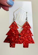 Glitter Christmas Tree Leather