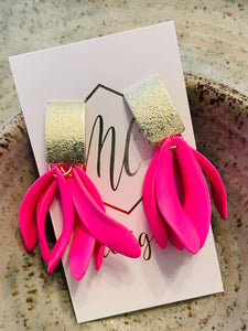 New Small Tulip Petal Earrings