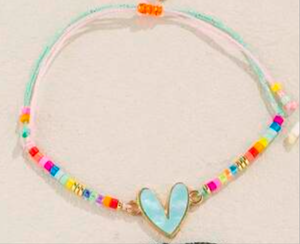 Beaded Heart Bracelets