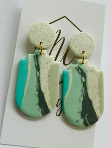 Marbled Clay Earrings