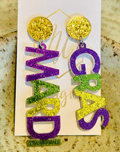 Assorted Mardi Gras Earrings