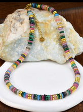Natural Stone Beaded Choker Necklace