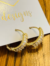 Rhinestone Edgy Huggies