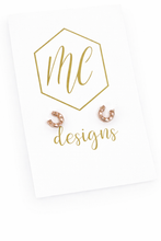 Horse and Horseshoe Simple Studs