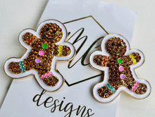 Rhinestone Gingerbread Earrings