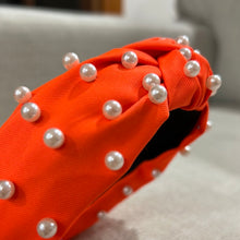 Solid Color Faux Pearl Headbands