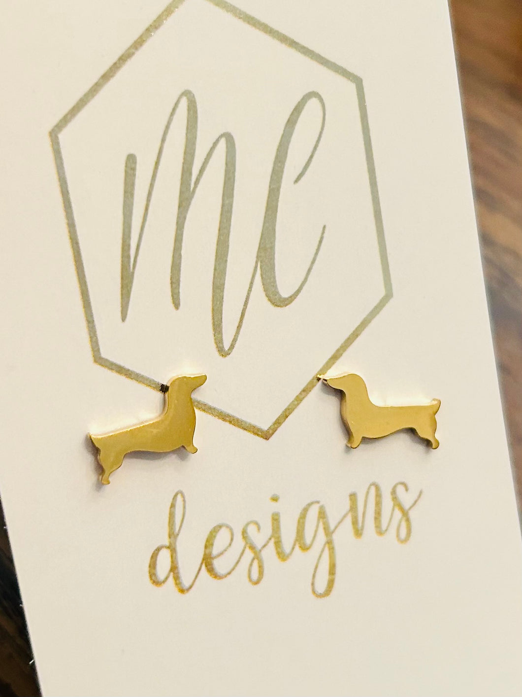 Simple Dashshund Studs