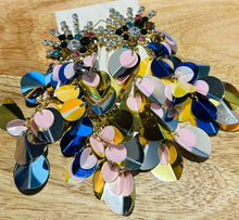 Large Colorful Sequin Earrings