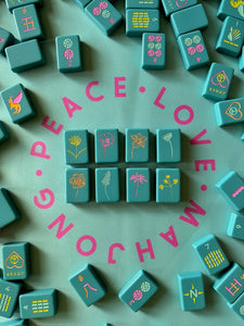 OG Mahjong Tiles - Totally Teal (Peace Love and Mahjong)