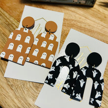 Silk Screen Halloween Earrings