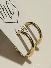 Small Shiny Gold Hoops