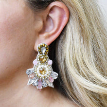 Unique Statement Sequin Beaded Earrings