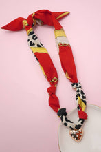 HANDMADE SCARF NECKLACE - HEART