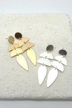 Matte Tiered Drop Earrings