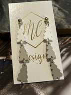 Triple Christmas Tree Dangle