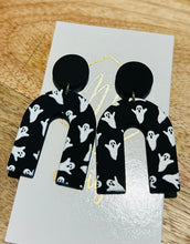 Silk Screen Halloween Earrings
