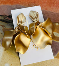 Shiny or Matte Petal Earrings