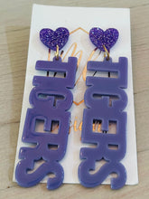 LSU Tiger Earrings