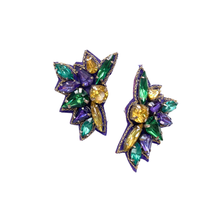 New Beaded Mardi Gras Earrings