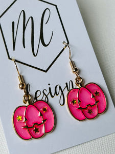 Pumpkin Dangle Earrings