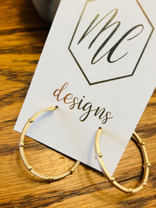 Elegant Gold or Silver Hoops